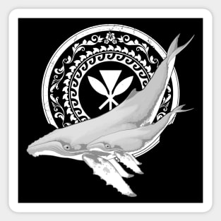 Kanaka Maoli Humpback Whales Sticker